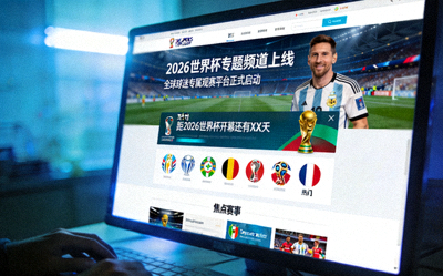 2026世界杯专题频道上线新闻 - 电脑屏幕显示世界杯专题网页